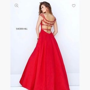 Sherri Hill Red Ball Gown